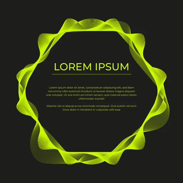 renk dalgalı çerçeve