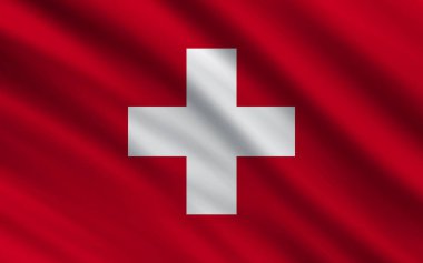 Dünya ülkelerinin bayrakları dalgalı kumaş dokusu