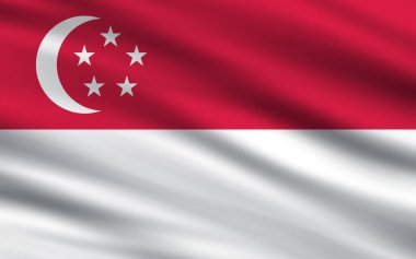 Dünya ülkelerinin bayrakları dalgalı kumaş dokusu