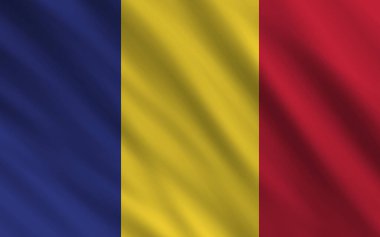 Dünya ülkelerinin bayrakları dalgalı kumaş dokusu