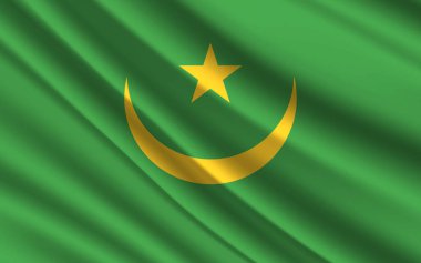 Dünya ülkelerinin bayrakları dalgalı kumaş dokusu