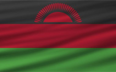 Dünya ülkelerinin bayrakları dalgalı kumaş dokusu