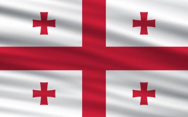 Dünya ülkelerinin bayrakları dalgalı kumaş dokusu