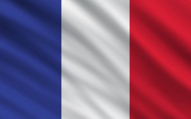 Dünya ülkelerinin bayrakları dalgalı kumaş dokusu