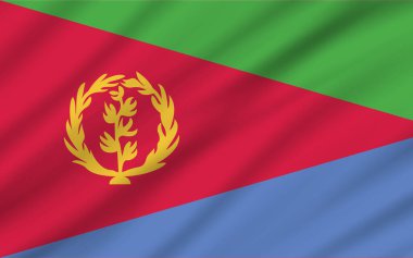 Dünya ülkelerinin bayrakları dalgalı kumaş dokusu