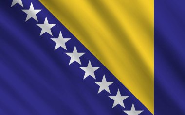 Dünya ülkelerinin bayrakları dalgalı kumaş dokusu