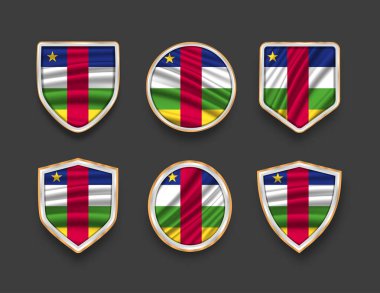 Çeşitli çerçeve şekilli bayraklar