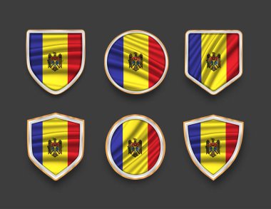 Çeşitli çerçeve şekilli bayraklar