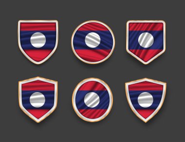 Çeşitli çerçeve şekilli bayraklar