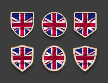 Çeşitli çerçeve şekilli bayraklar