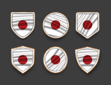 Çeşitli çerçeve şekilli bayraklar