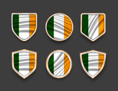 Çeşitli çerçeve şekilli bayraklar