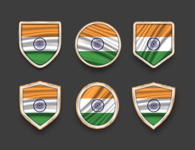 Çeşitli çerçeve şekilli bayraklar