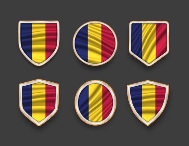 Çeşitli çerçeve şekilli bayraklar