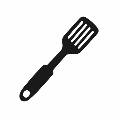 Çatal ve kaşığın harmonisi Siluette