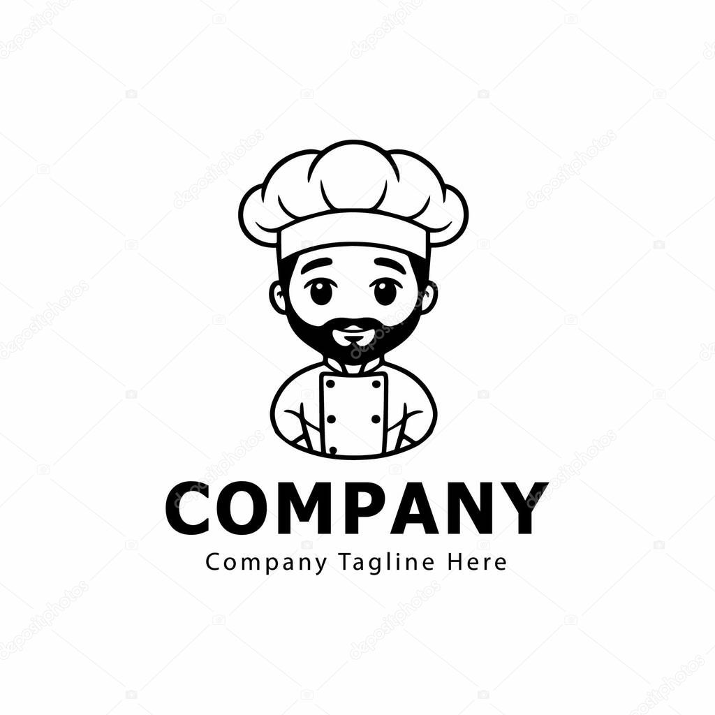 Creative Chef Logo Design for Culinary Business Branding