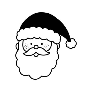 Noel Baba Yüzü ve Noel Şapkası