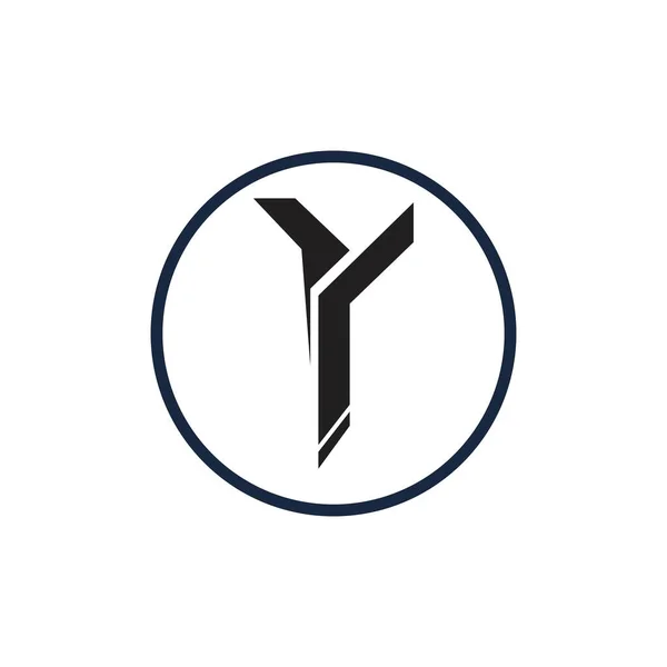 Πρότυπο Λογότυπο Γράμμα Διάνυσμα Εικονίδιο Σχεδιασμός — Διανυσματικό Αρχείο