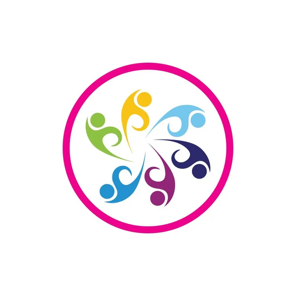 Шаблон Дизайну Піктограм Логотипу Спільноти — стоковий вектор