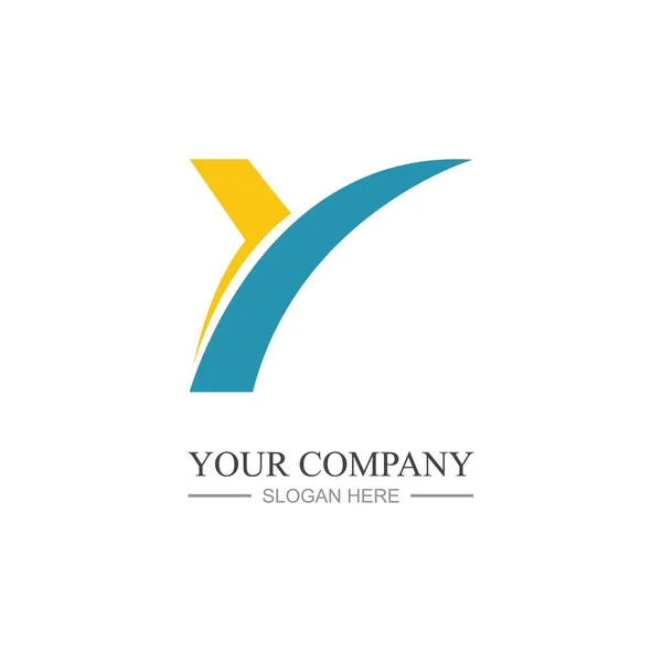 Bokstav Logotyp Mall Vektor Ikon Design — Stock vektor