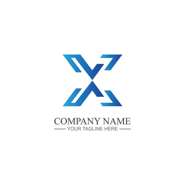 Carta Logotipo Modelo Vetor Ícone Design — Vetor de Stock