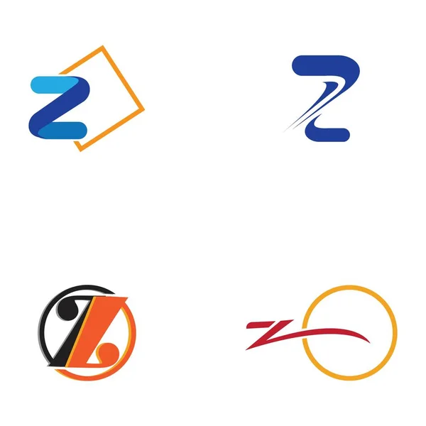 Zestaw Listów Business Abstrakcyjny Wzór Logo Wektora Jedności Korporacyjnej — Wektor stockowy