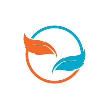 Ağaç yaprak vektör logo tasarımı, Eko Dostu kavramı