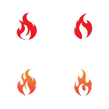 fire logo and symbol set design,vector illustration