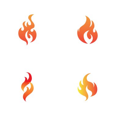 fire logo and symbol set design,vector illustration