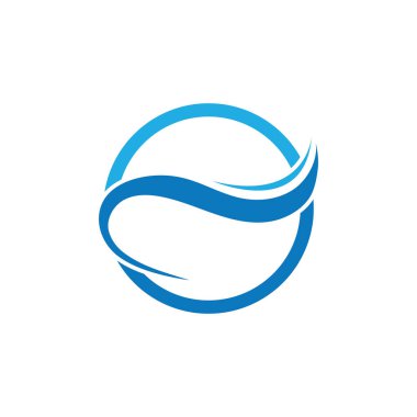 creative Water wave icon vector illustration design logo