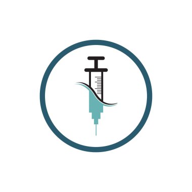 vector of insulin injection logo and symbol illustration simple design element