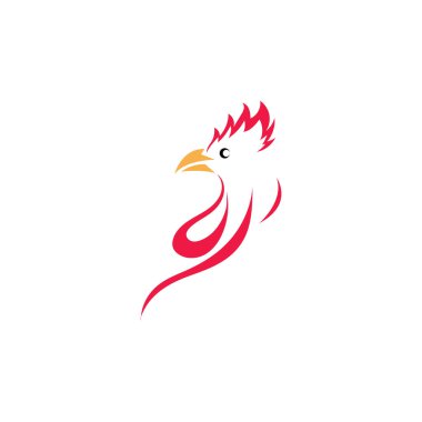 Rooster logo resimleri çizimi tasarımı