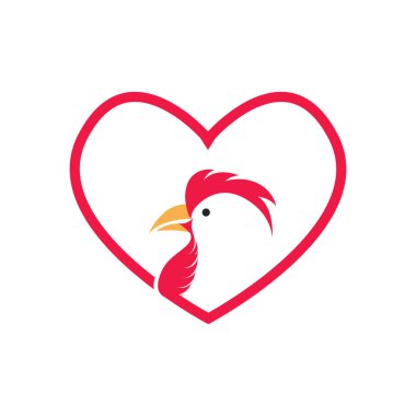 Rooster logo resimleri çizimi tasarımı