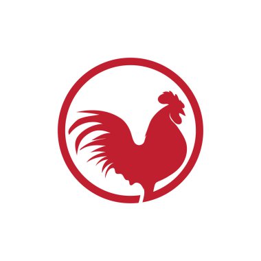 Rooster logo resimleri çizimi tasarımı