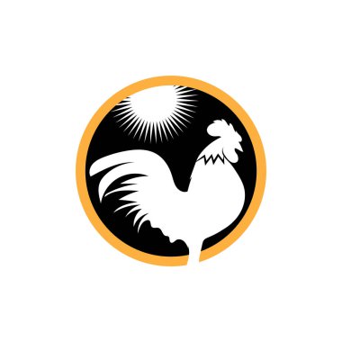 Rooster logo resimleri çizimi tasarımı