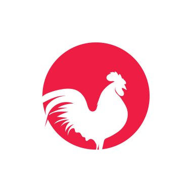 Rooster logo resimleri çizimi tasarımı