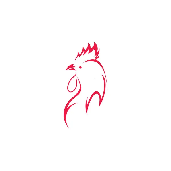 Desenho Ilustração Imagens Logotipo Galo — Vetor de Stock