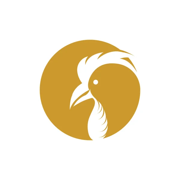 Gallo Logo Imágenes Ilustración Diseño — Vector de stock
