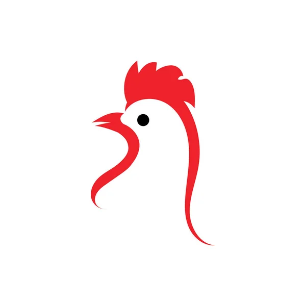 Rooster Logo Images Illustration Design — Stock Vector