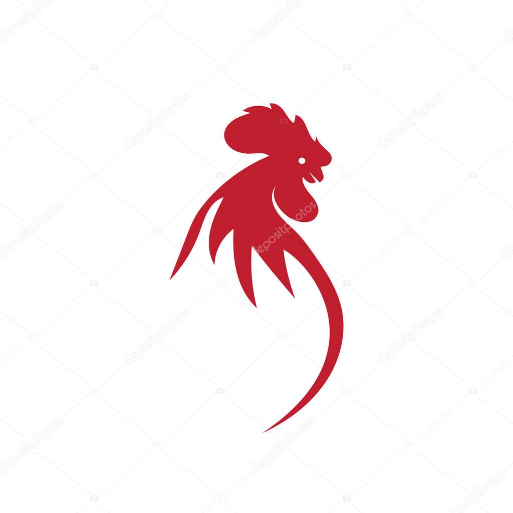 Rooster logo images illustration design