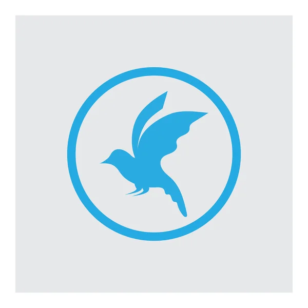 Векторная Иллюстрация Логотипа Птицы Дизайна Символов — стоковый вектор