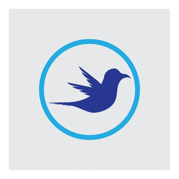 Vektorillustration Des Vogel Logos Und Symboldesigns — Stockvektor