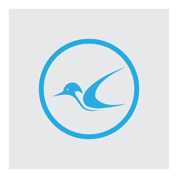 Vector Illustratie Van Vogel Logo Symbool Ontwerp — Stockvector
