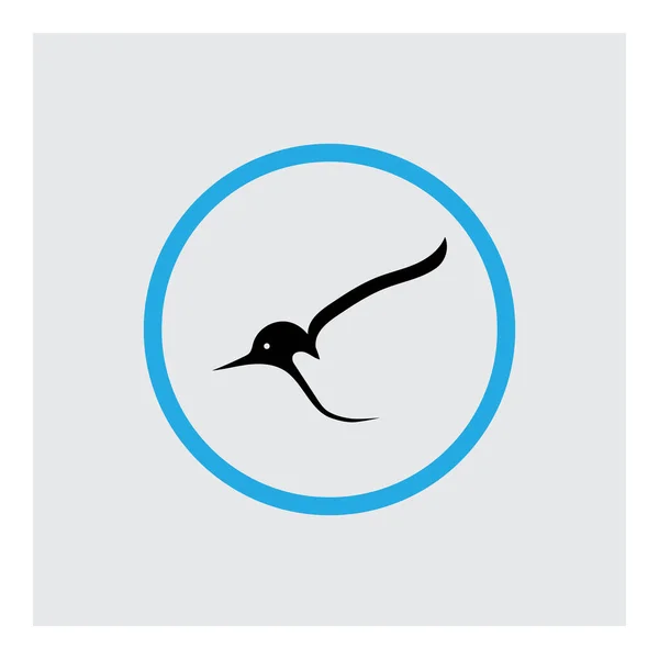 Vector Illustratie Van Vogel Logo Symbool Ontwerp — Stockvector