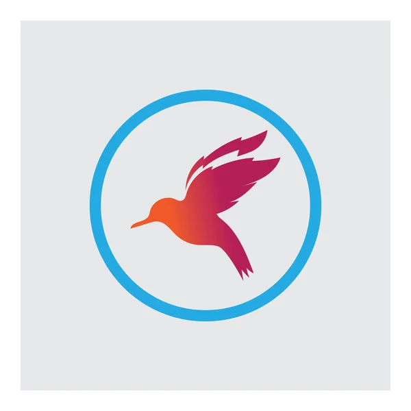 Illustrazione Vettoriale Del Logo Del Simbolo Bird — Vettoriale Stock