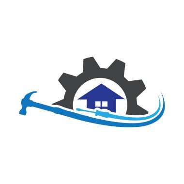 House repair logo images illustration design