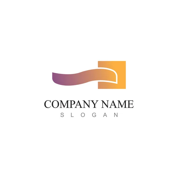 Logo Vettoriale Maniglia Porta Design Simbolo — Vettoriale Stock