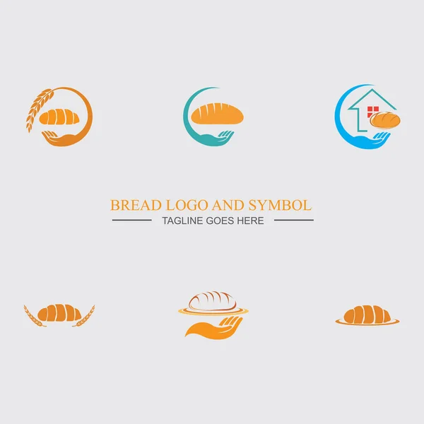 vector of Bread logo set  illustration design