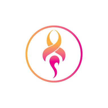 Beyaz arkaplanda roket logosu ve sembol tasarımı çizimi