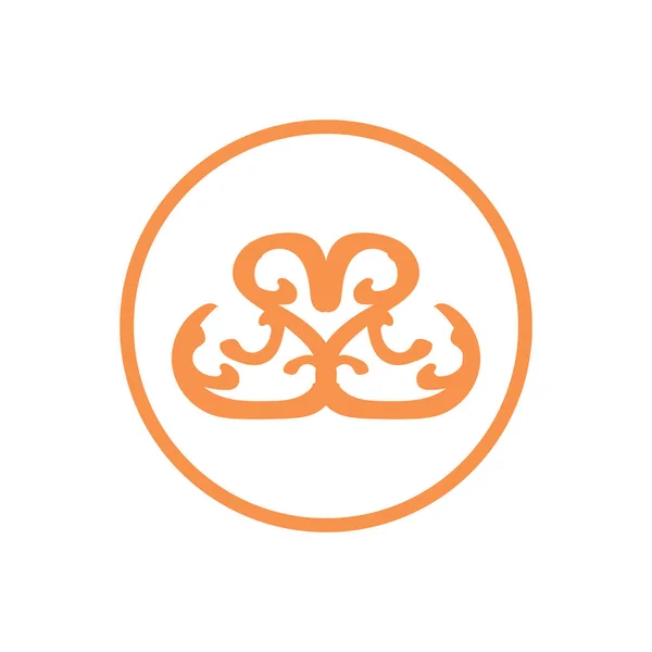 Дизайн Векторной Иллюстрации Логотипа Мозга — стоковый вектор